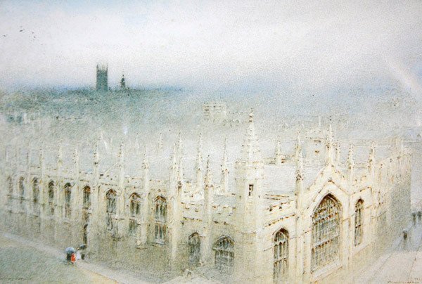 A Chuva do Céu, All Souls, Oxford de Albert Goodwin