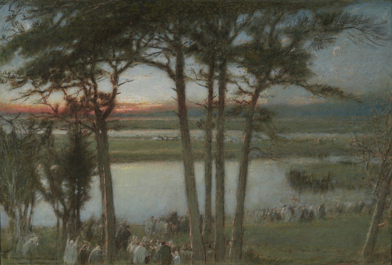 A Via do Rio, para Oeste de Albert Goodwin