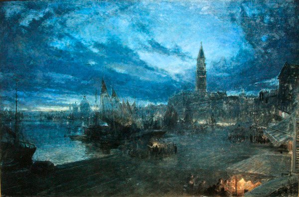 Veneza de Riva Schiavoni de Albert Goodwin