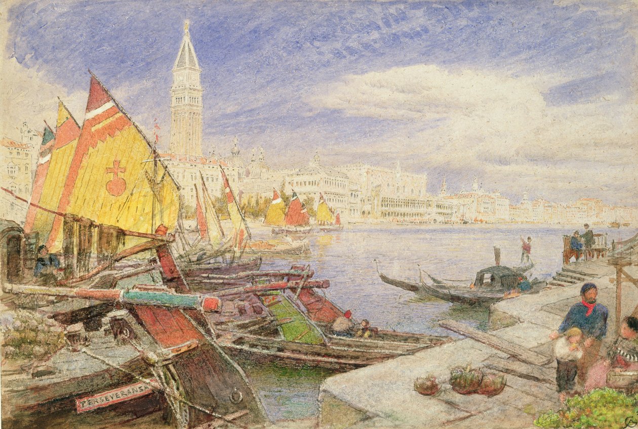 Veneza, 1893 de Albert Goodwin