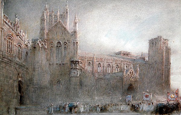Catedral dos Poços de Albert Goodwin