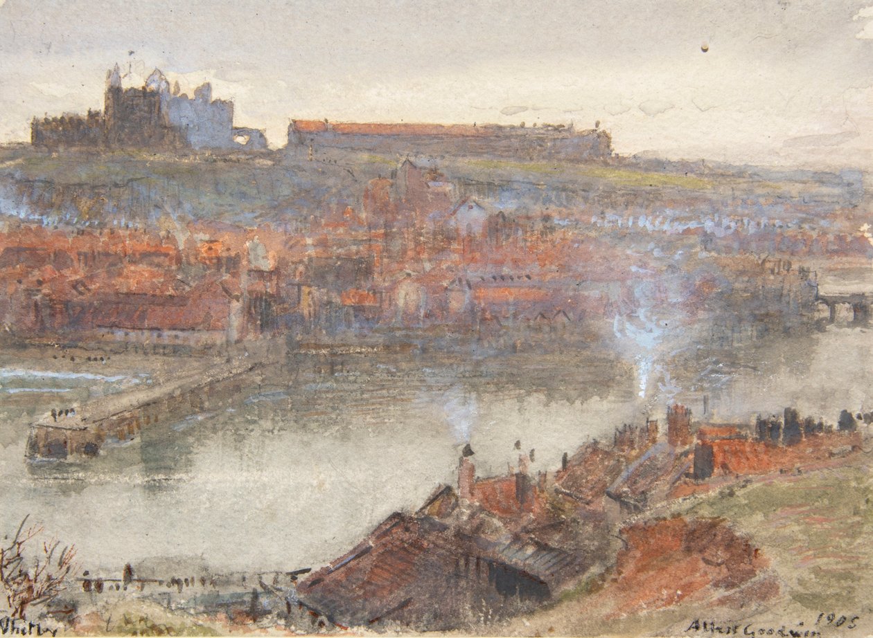 Whitby de Albert Goodwin