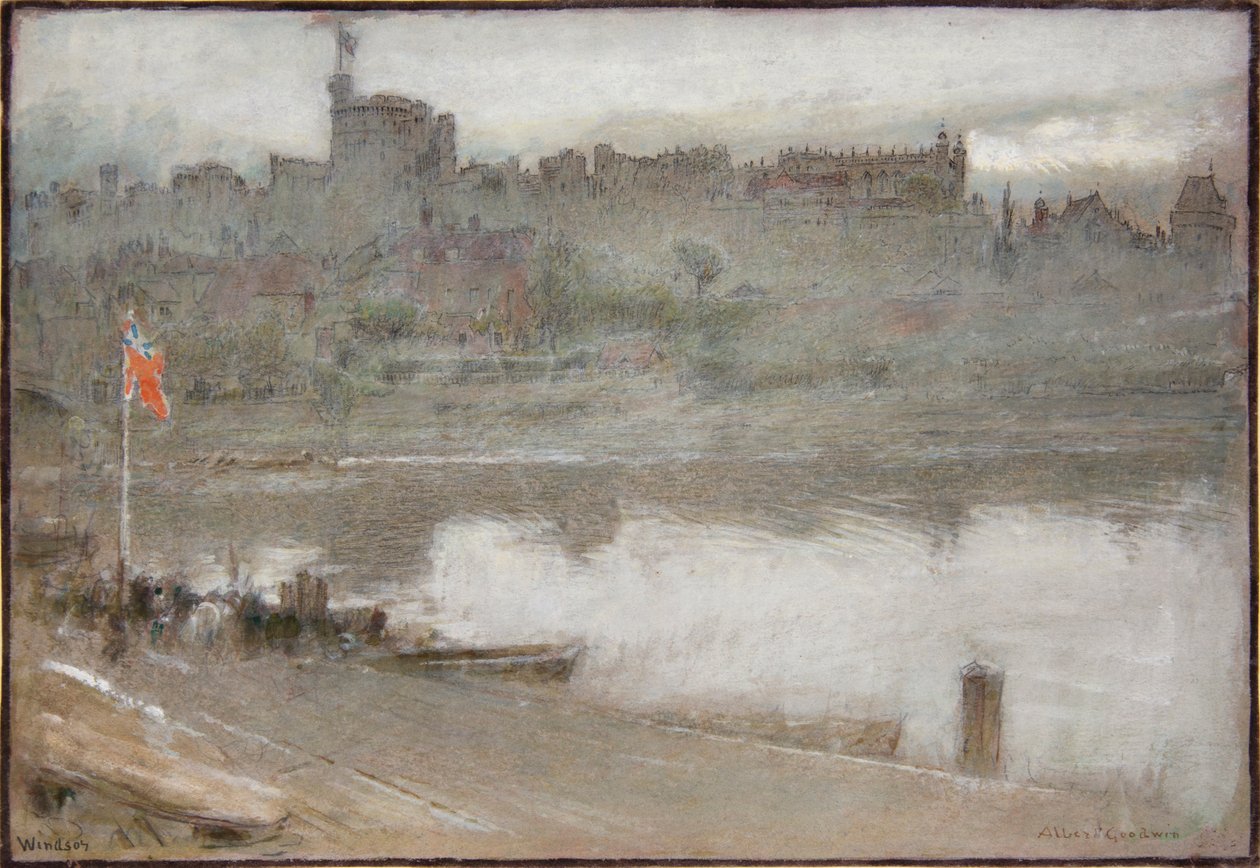 Windsor (aguarela) de Albert Goodwin
