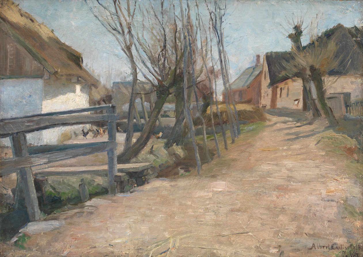 Dia de primavera em Glostrup de Albert Gottschalk