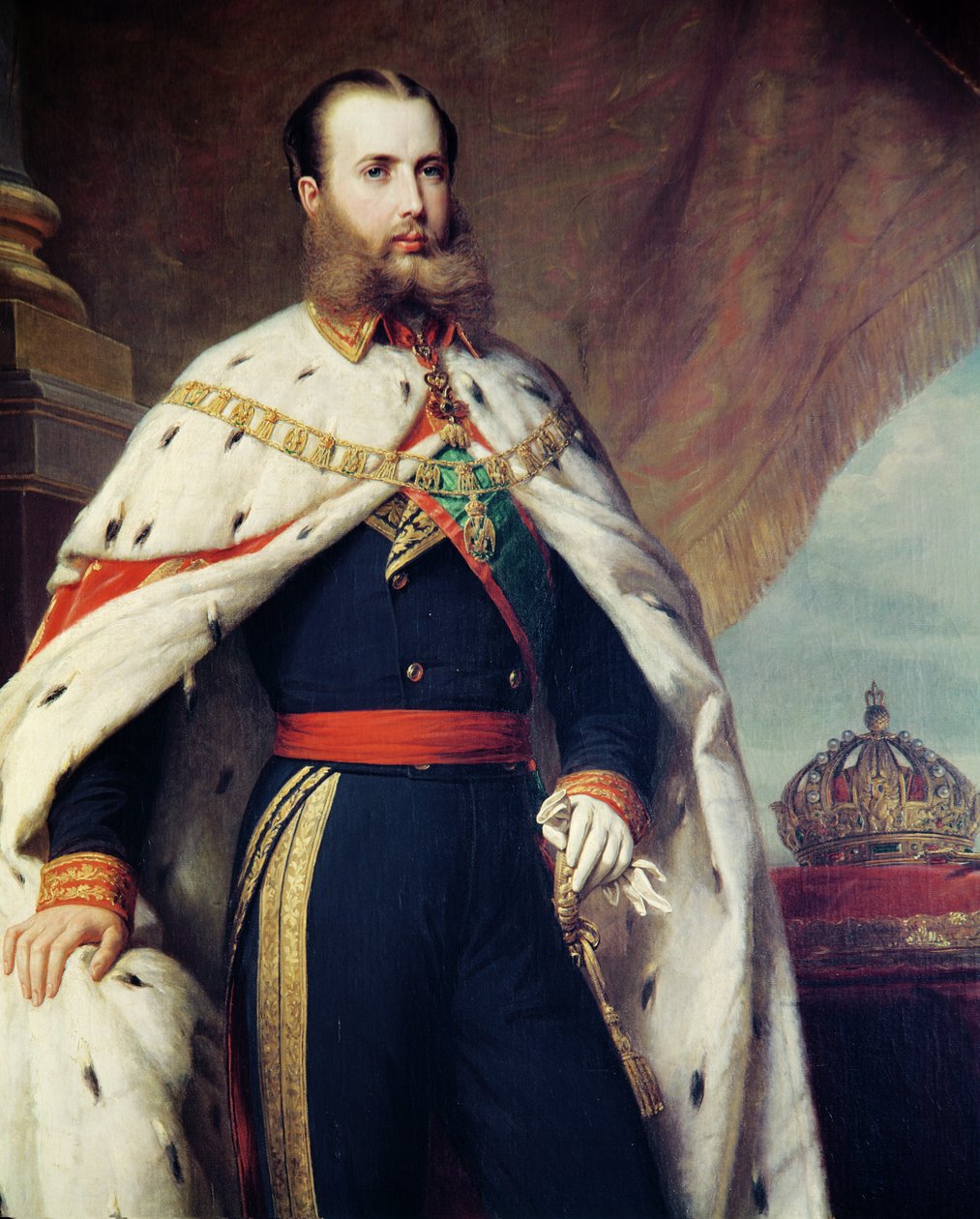 Maximiliano de Habsburgo-Lorena (1832-1867) Imperador do México, 1865 (ver também 233828) de Albert Graefle