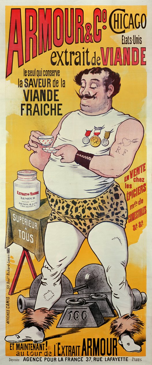 Armour and Co, Chicago (cartaz) de Albert Guillaume