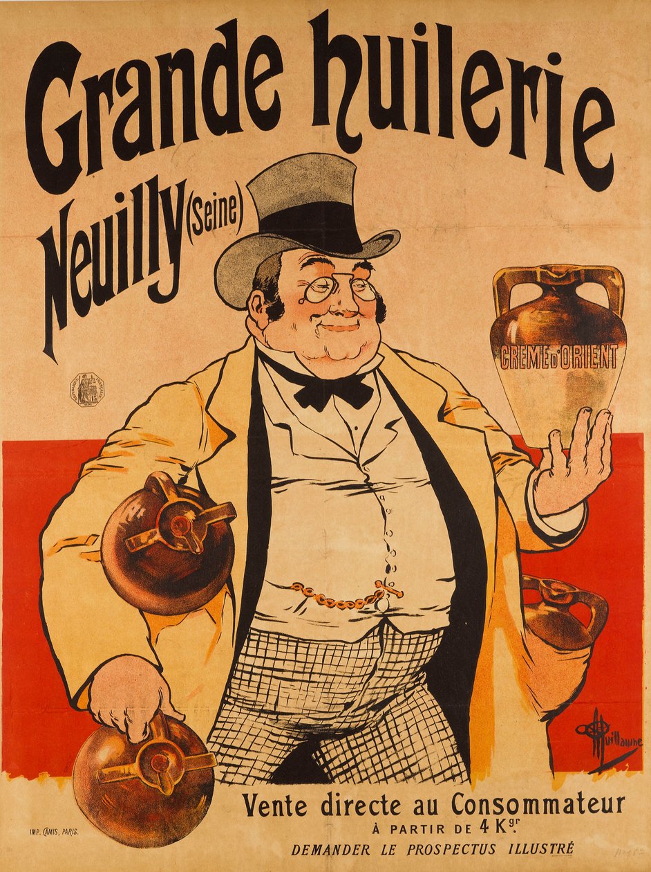 Grande lagar de óleo - Neuilly Seine, c. 1895. de Albert Guillaume