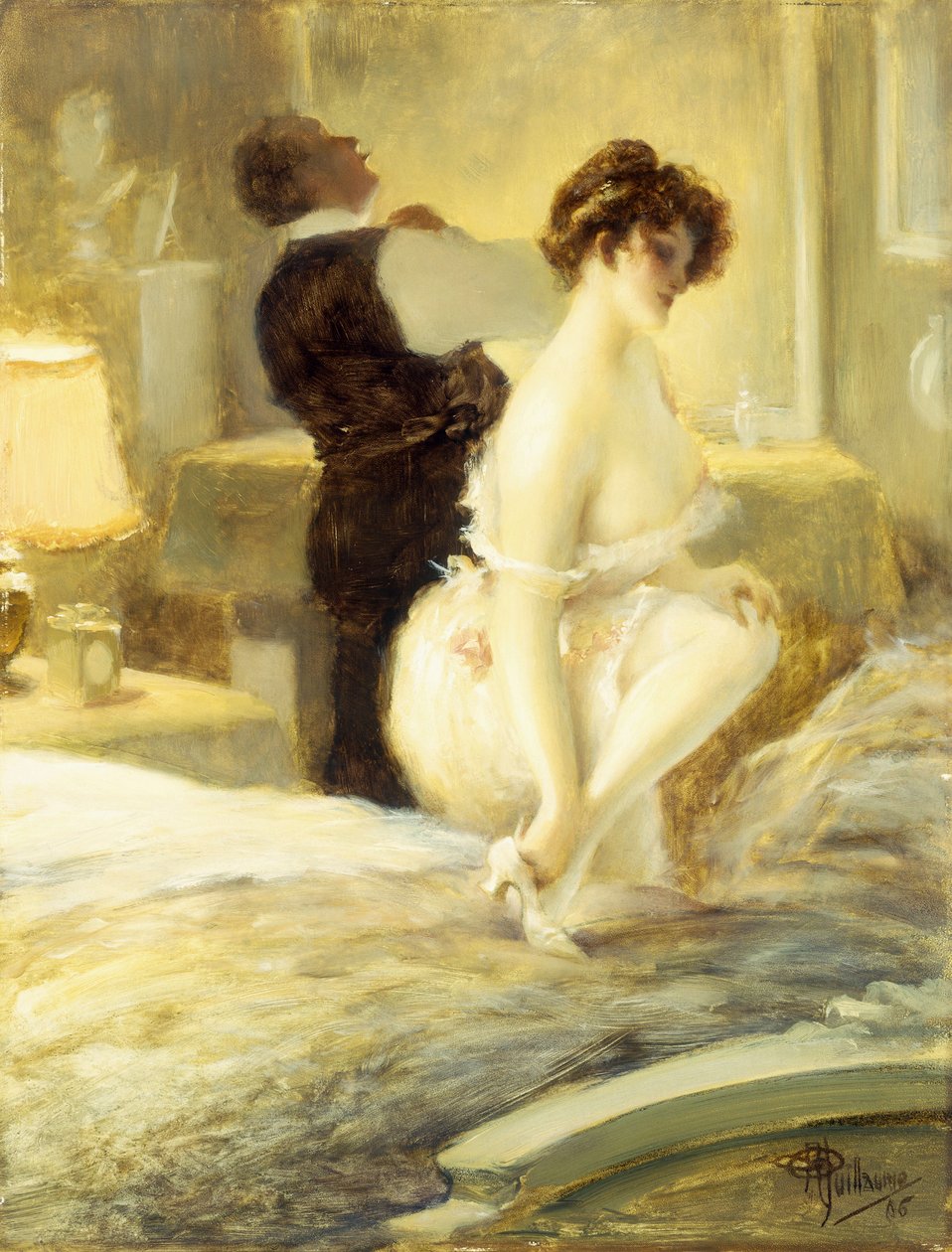 A Intimidade, 1906 de Albert Guillaume