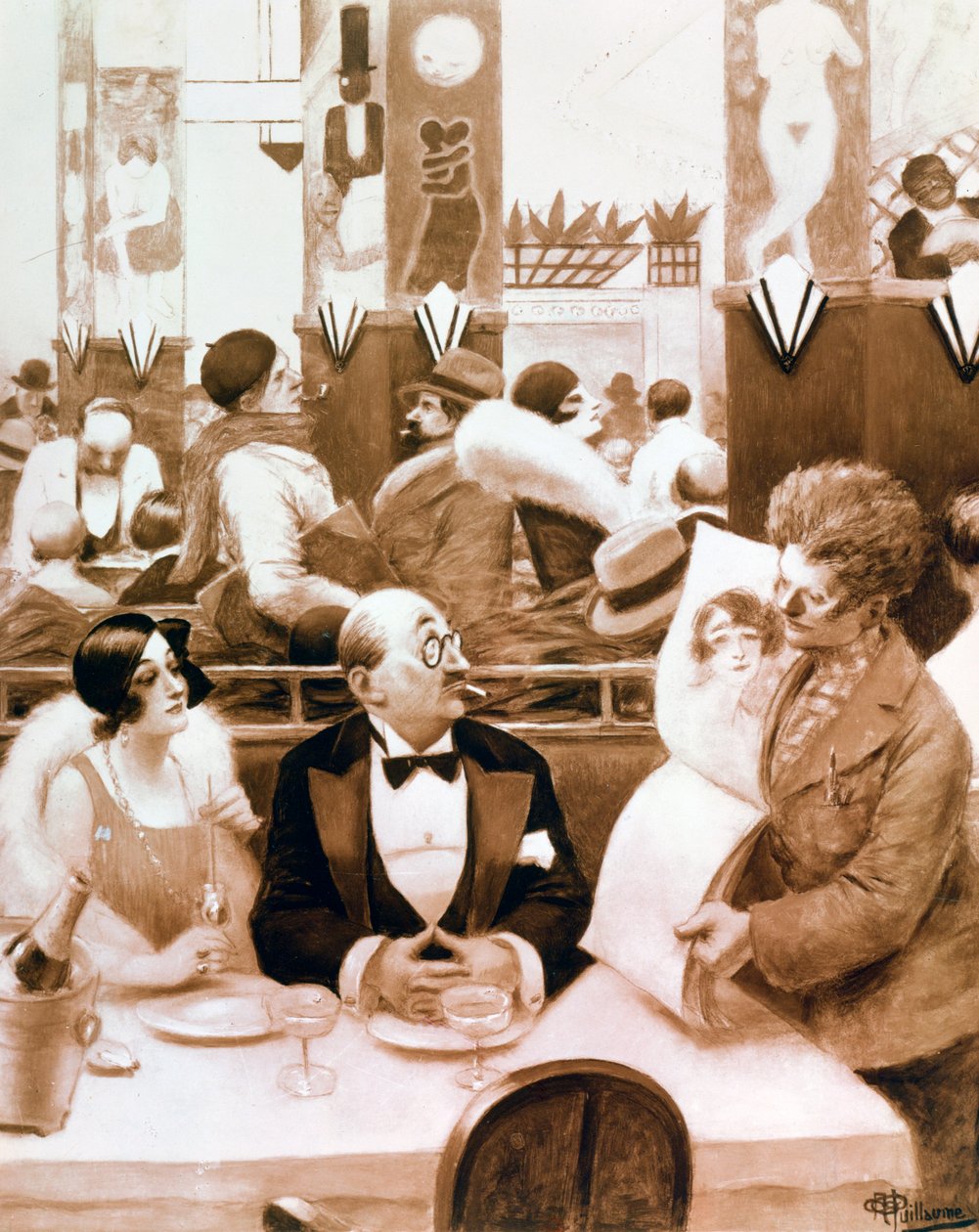 Restaurante, 1873-1942 de Albert Guillaume