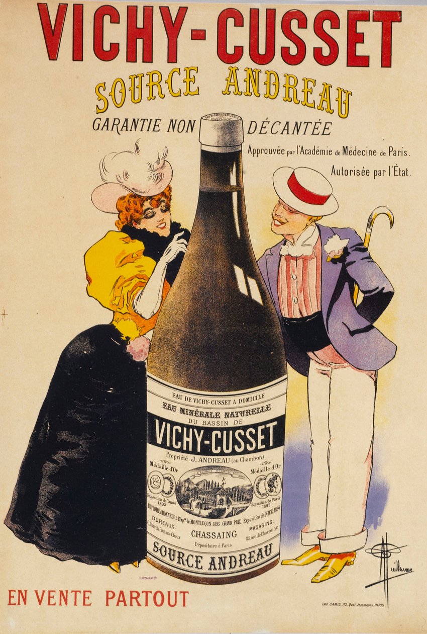 Vichy-Cusset - Fonte Andreau, c. 1895. de Albert Guillaume