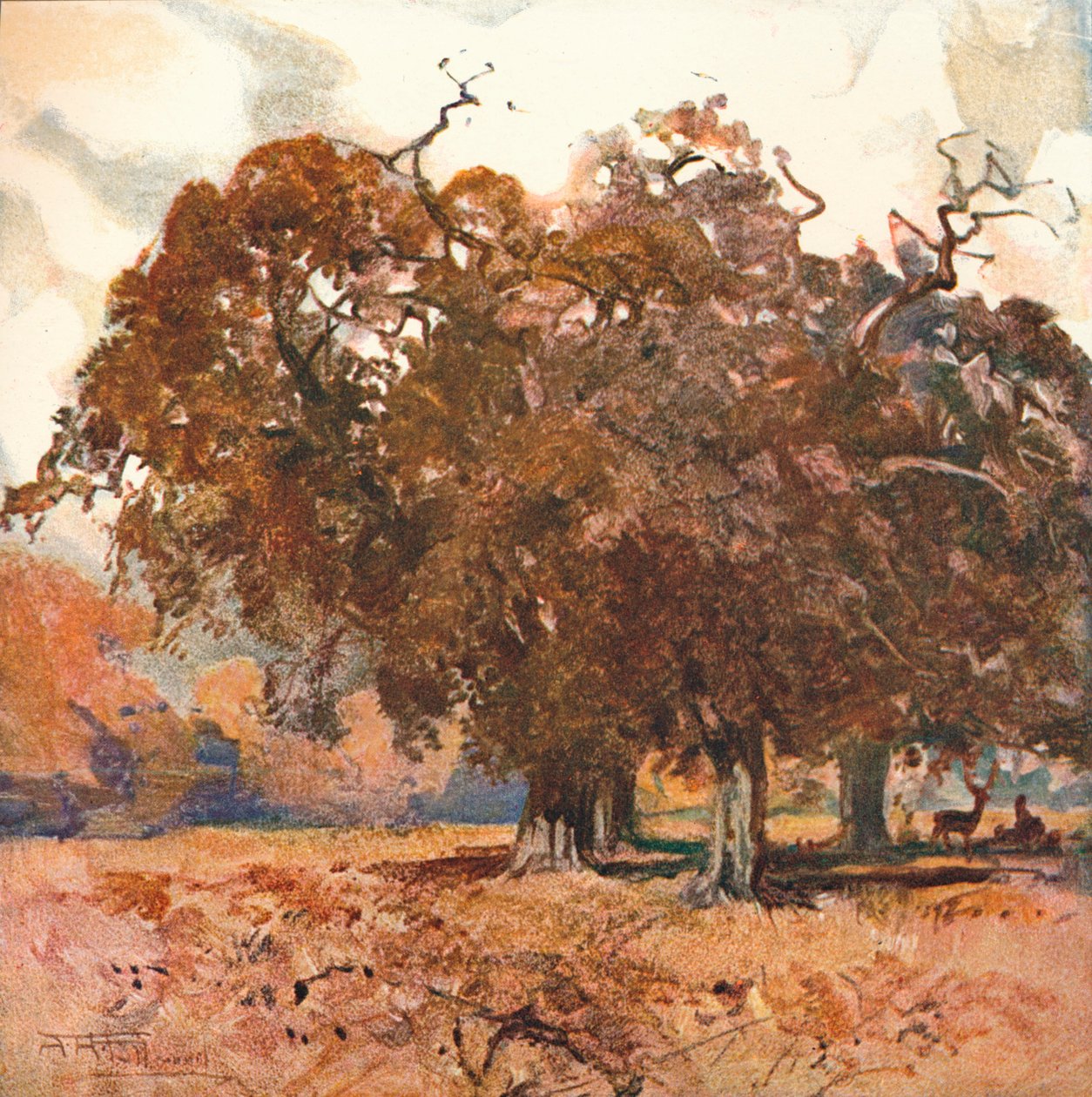 Paisagem, c1904 de Albert Henry Fullwood