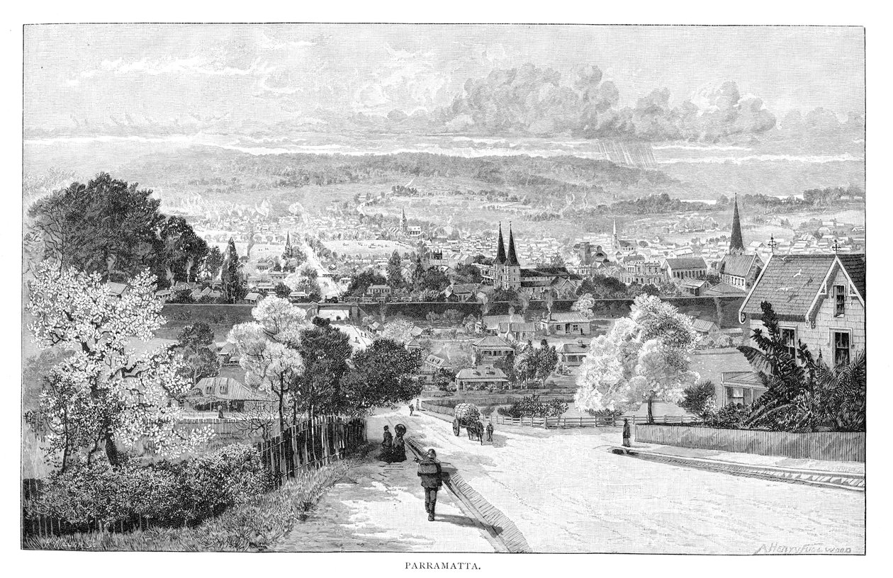 Parramatta, Nova Gales do Sul, Austrália, 1886. de Albert Henry Fullwood