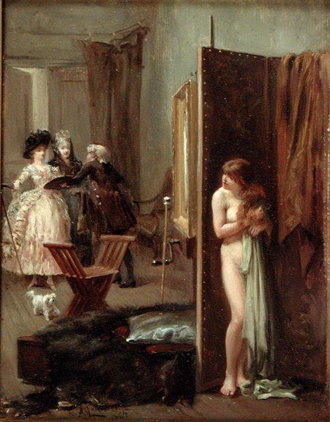 O Estúdio do Artista ou Visitantes Inesperados de Albert Jnr. Ludovici