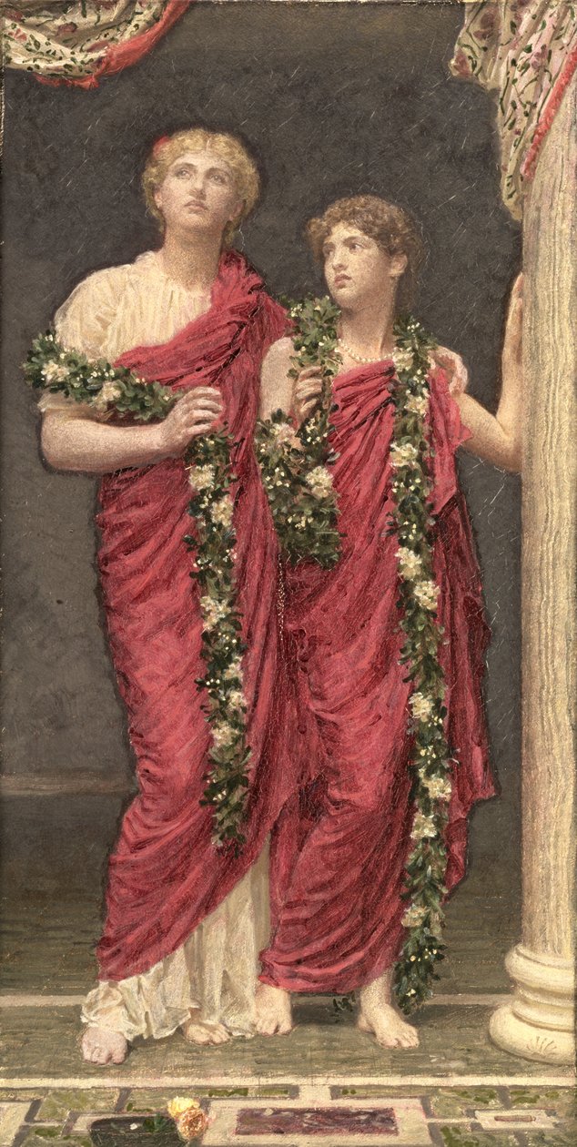 Uma grinalda de Albert Joseph Moore
