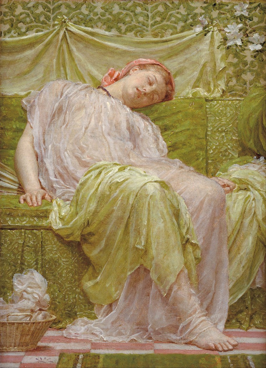 Uma cesta de trabalho de Albert Joseph Moore