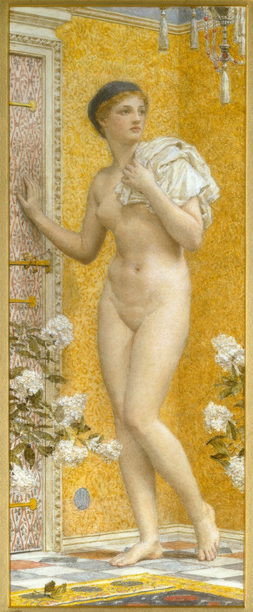 Um quarto amarelo de Albert Joseph Moore