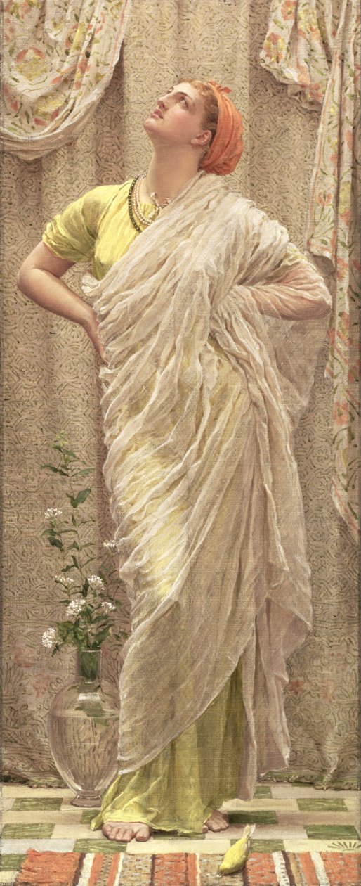 Aves do ar, c.1879 (óleo sobre tela) de Albert Joseph Moore