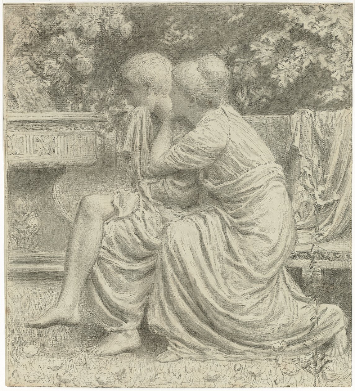 Desenho animado para "Um Idílio", de Albert Joseph Moore
