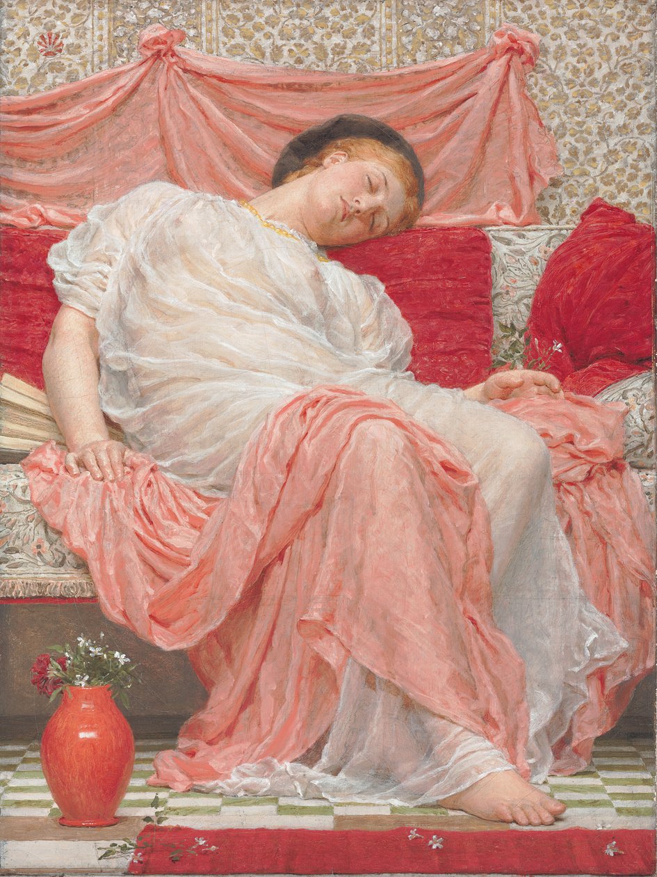 Jasmim (óleo sobre tela) de Albert Joseph Moore