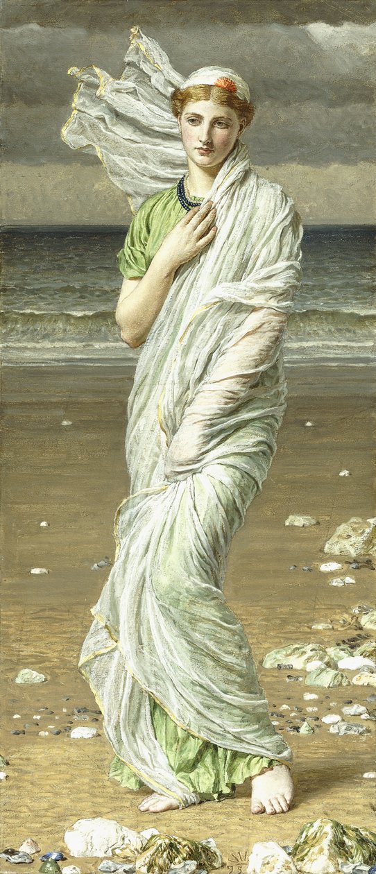 Conchas do mar, 1875 de Albert Joseph Moore