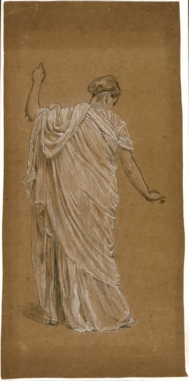Estudo para "Um Jardim" de Albert Joseph Moore