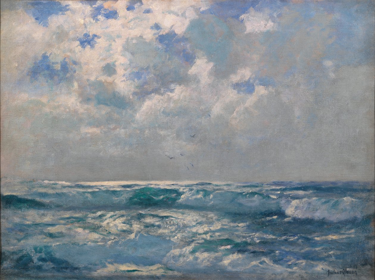 O Mar de Prata de Albert Julius Olsson