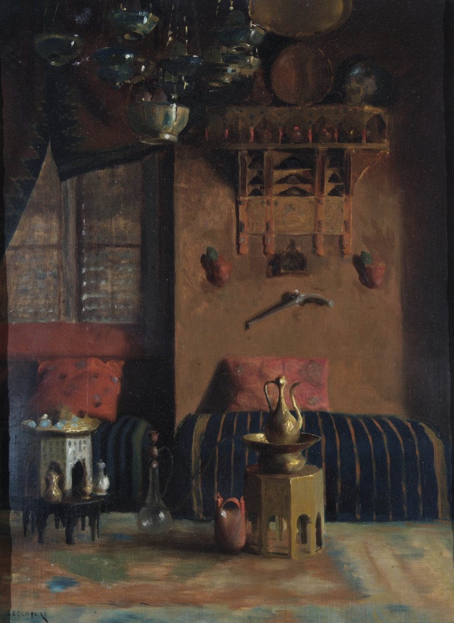 Sala de fumantes Sir Richard Burtons, 1889 de Albert Letchford