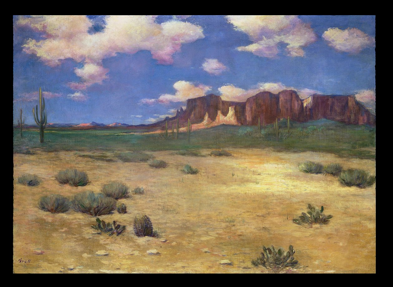 Paisagem do Arizona (óleo sobre tela) de Albert Lorey Groll