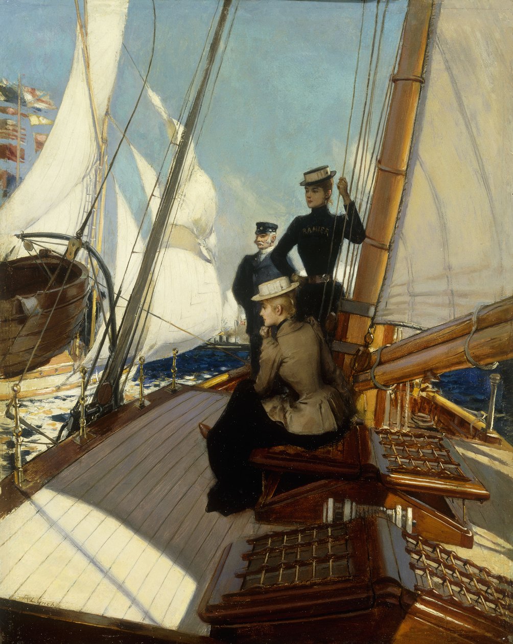 Uma tarde no mar de Albert Lynch