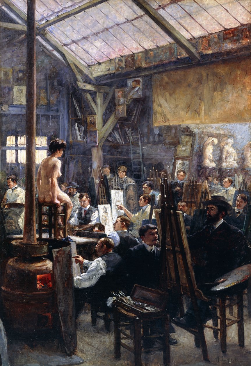 No estúdio, de Albert Lynch