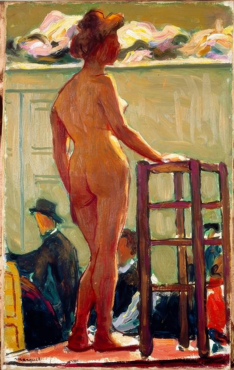 Agir em pedestal de Albert Marquet