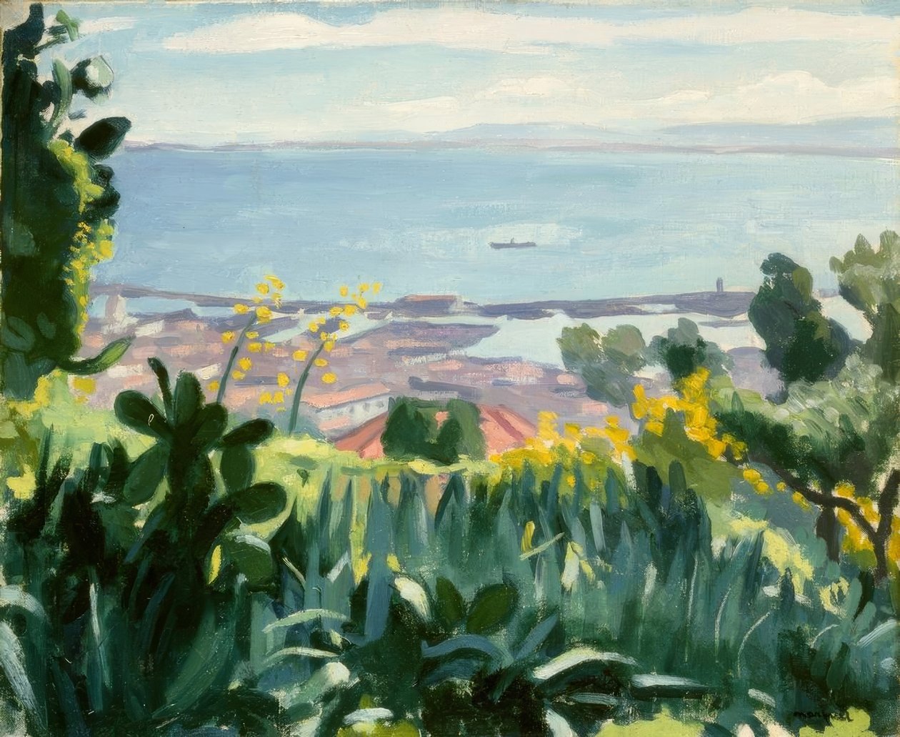 Argel - Vista das alturas de Mustapha de Albert Marquet