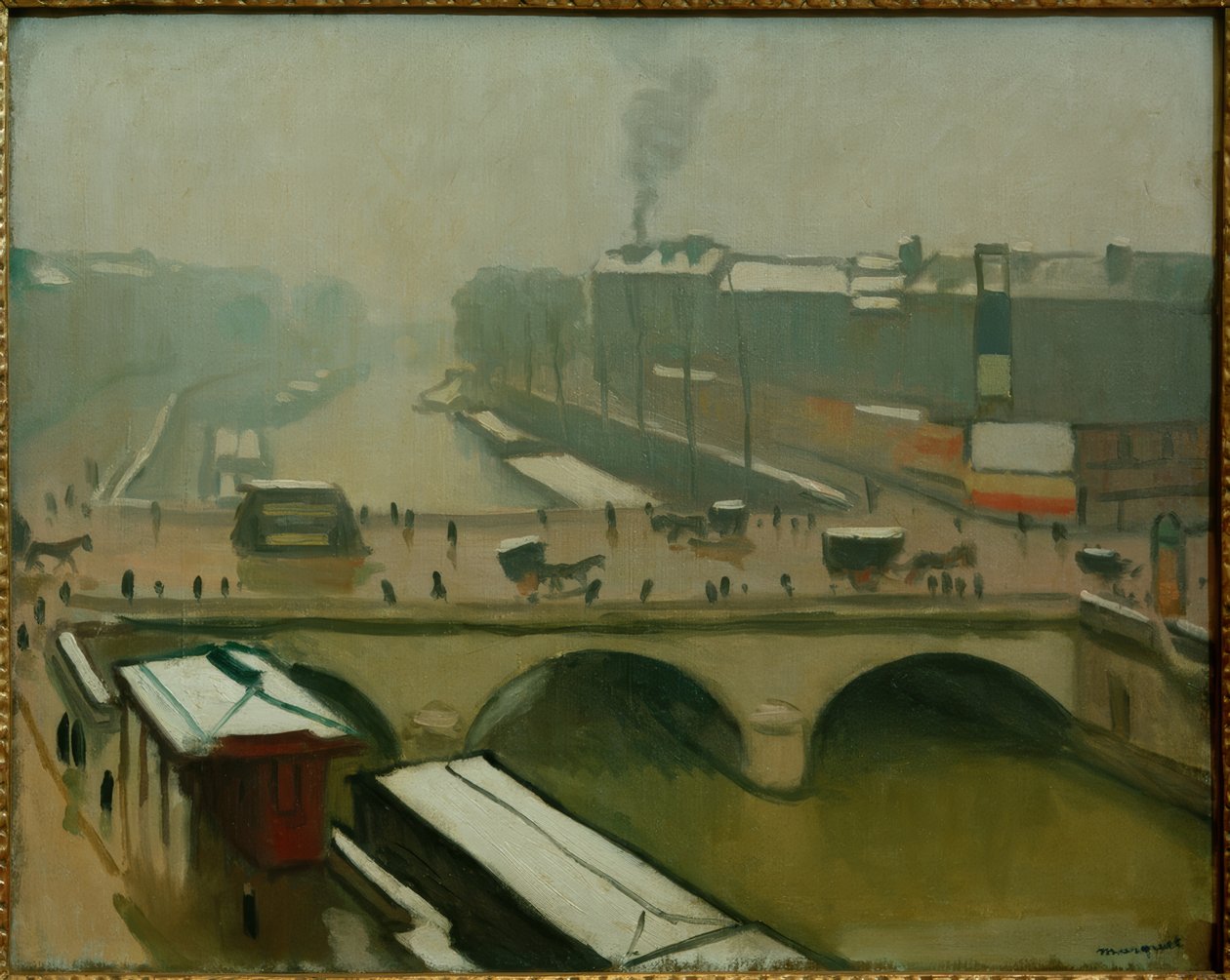 Vista do Pont St. Michel em Paris de Albert Marquet
