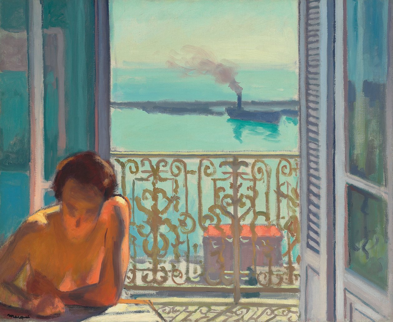 Retroiluminação, Argel de Albert Marquet