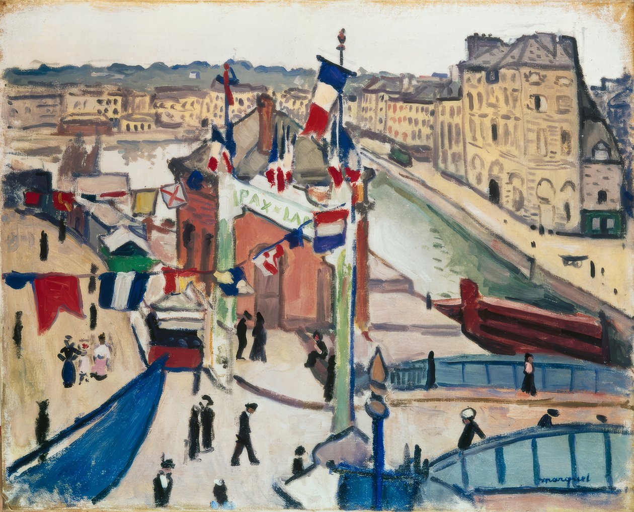 14 de julho em Le Havre de Albert Marquet