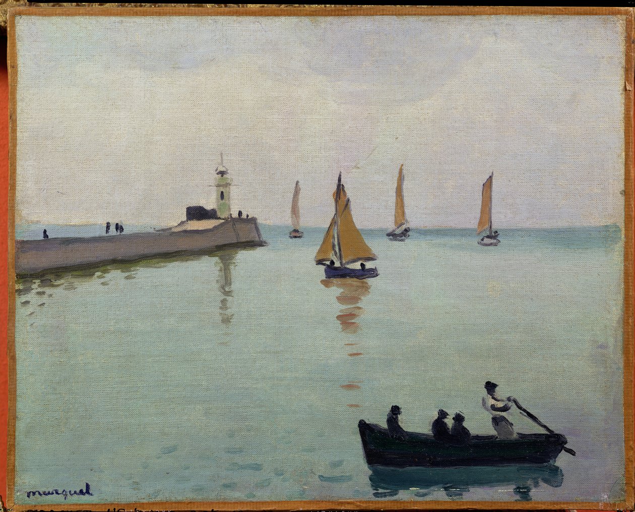Entrada no Porto (óleo sobre tela) de Albert Marquet