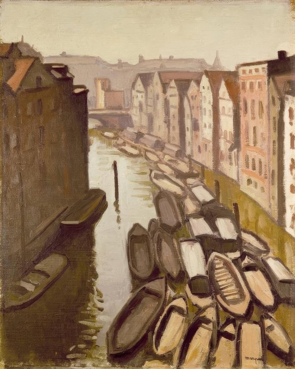 Frota em Hamburgo de Albert Marquet