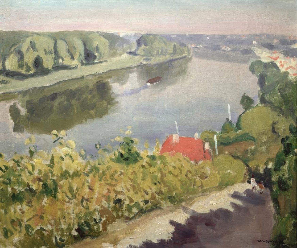 A pequena Frette ou o Sena em Herblay de Albert Marquet