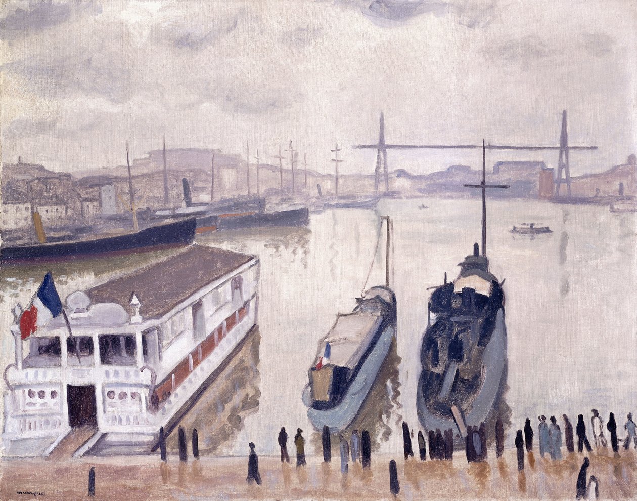 Le Cercle Nautique, Marselha de Albert Marquet