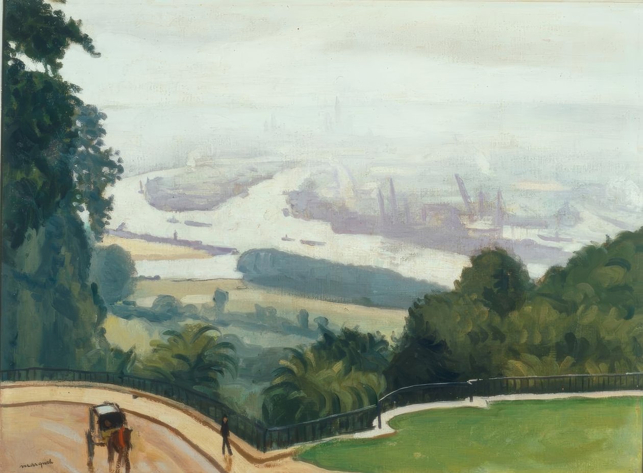 O porto de Rouen de Albert Marquet