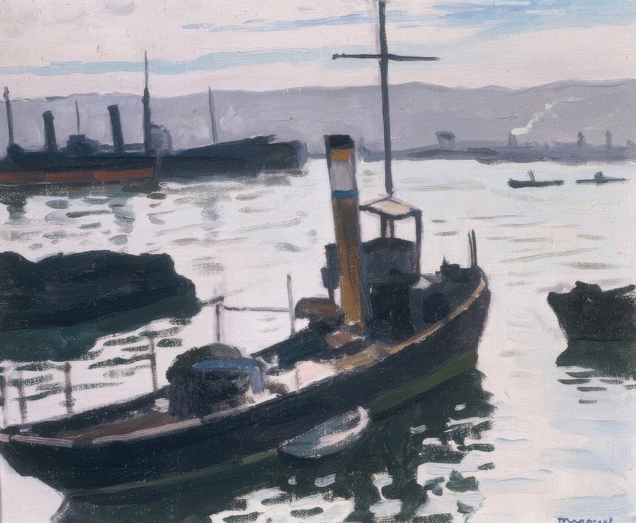 O porto de Argel de Albert Marquet