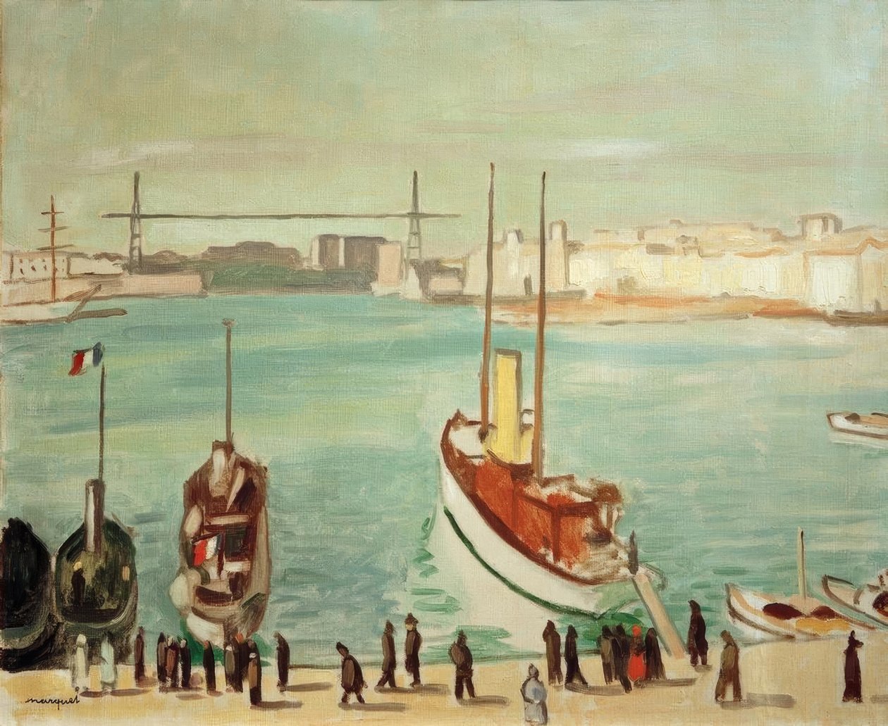 O porto de Marselha de Albert Marquet