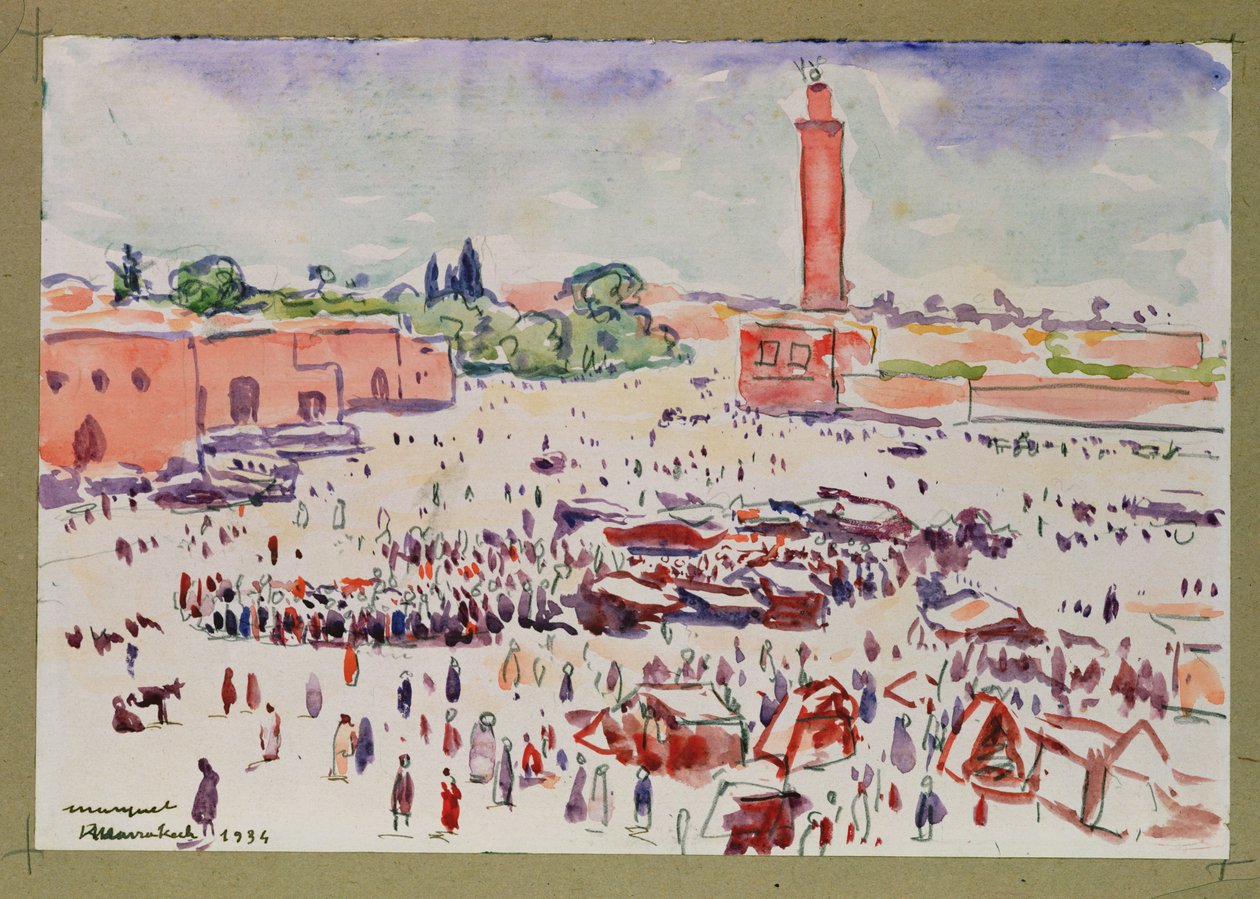 Marrakesh de Albert Marquet