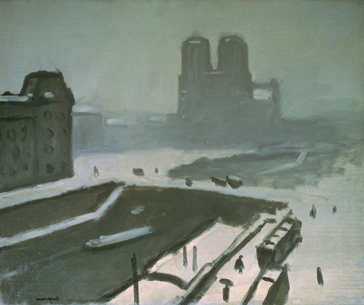 Notre Dame no Inverno de Albert Marquet