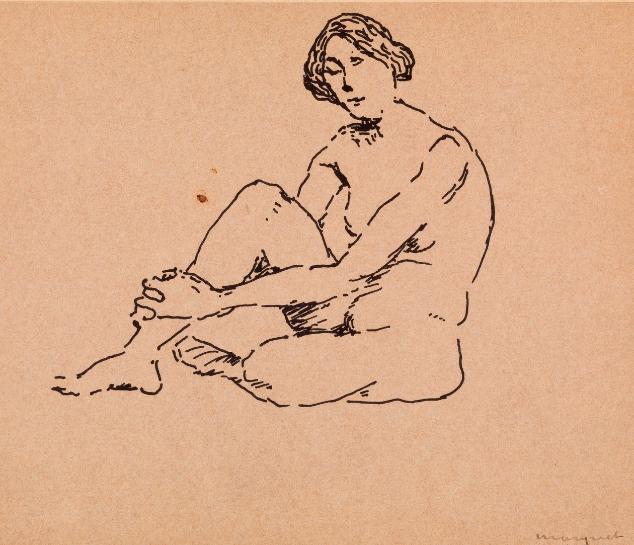 Sentados Nus de Albert Marquet