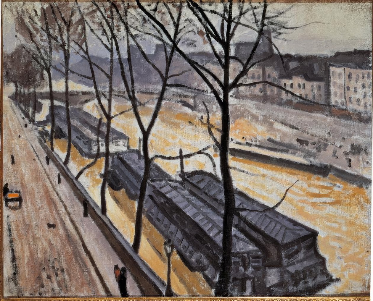 Paris no inverno (Quai de Bourbon) de Albert Marquet