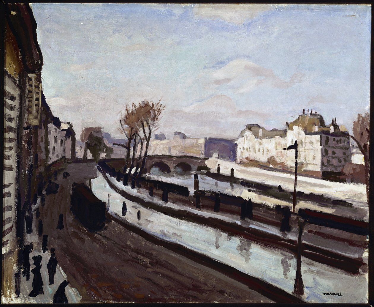 Paris, o Quai des Grands-Augustins de Albert Marquet