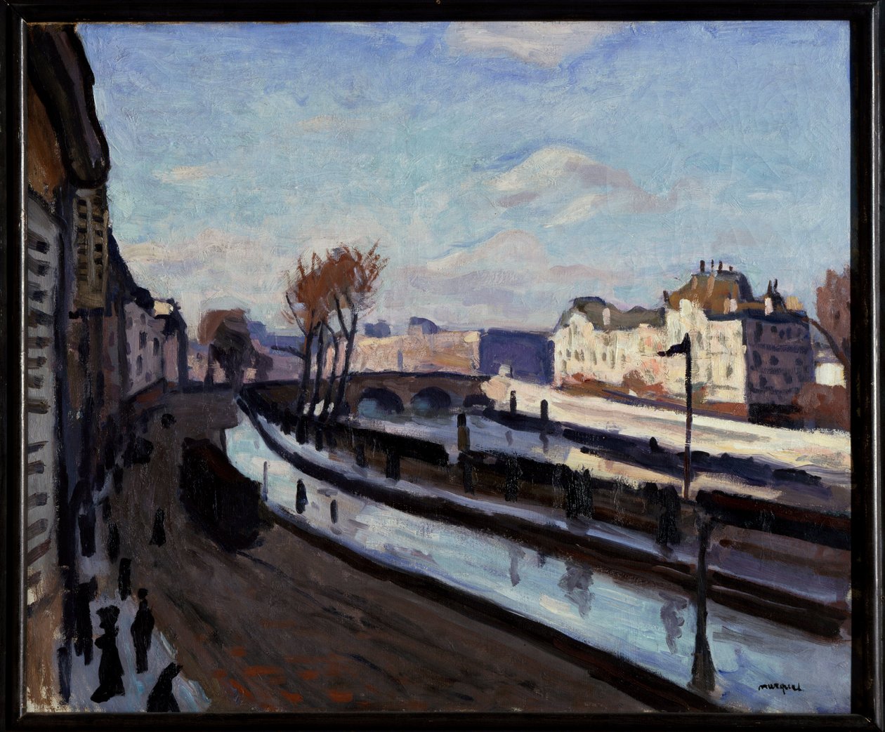 Paris, o Quai des Grands-Augustins de Albert Marquet