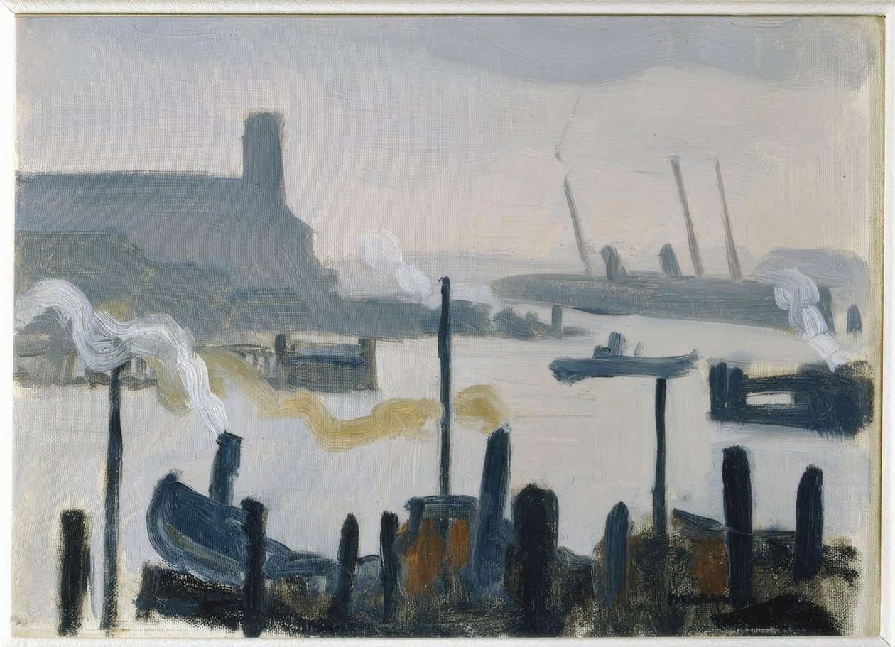 Porto de Hamburgo de Albert Marquet