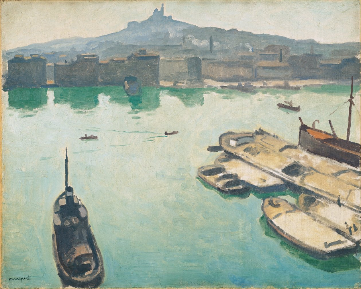 Porto de Marselha de Albert Marquet